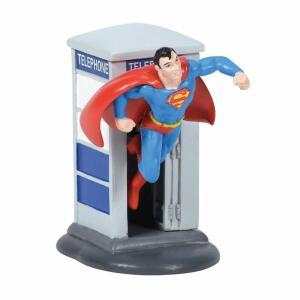 Mini Figura decorativa Superman Cabina telefónica Enesco - Collector4u.com
