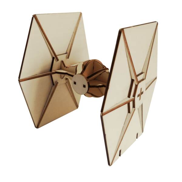 Maqueta Tie Figther madera para pintar Star Wars - Collector4U.com