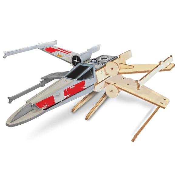 Maqueta X Wing madera para pintar Star Wars - Collector4U.com