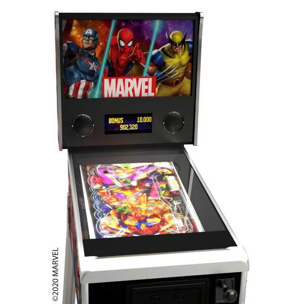 Máquina Recreativa Pinball Marvel Arcade1UP - Collector4U.com