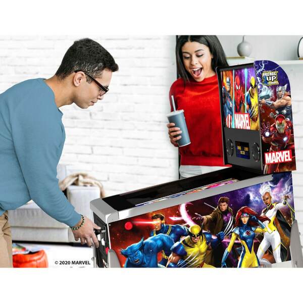 Máquina Recreativa Pinball Marvel Arcade1UP - Collector4U.com