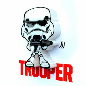 Mini Lámpara Stormtrooper Star Wars Infantil 3DLIGHTFX - Collector4u.com