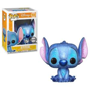 Lilo & Stitch POP! Disney Vinyl Figura Stitch Seated (Diamond Glitter) Exclusive 9 cm - Collector4U.com