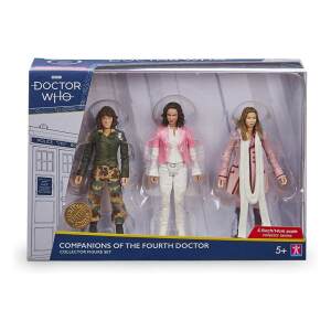 Pack de 3 Figuras Companions of the Fourth Doctors Doctor Who 14 cm Character - Collector4U.com