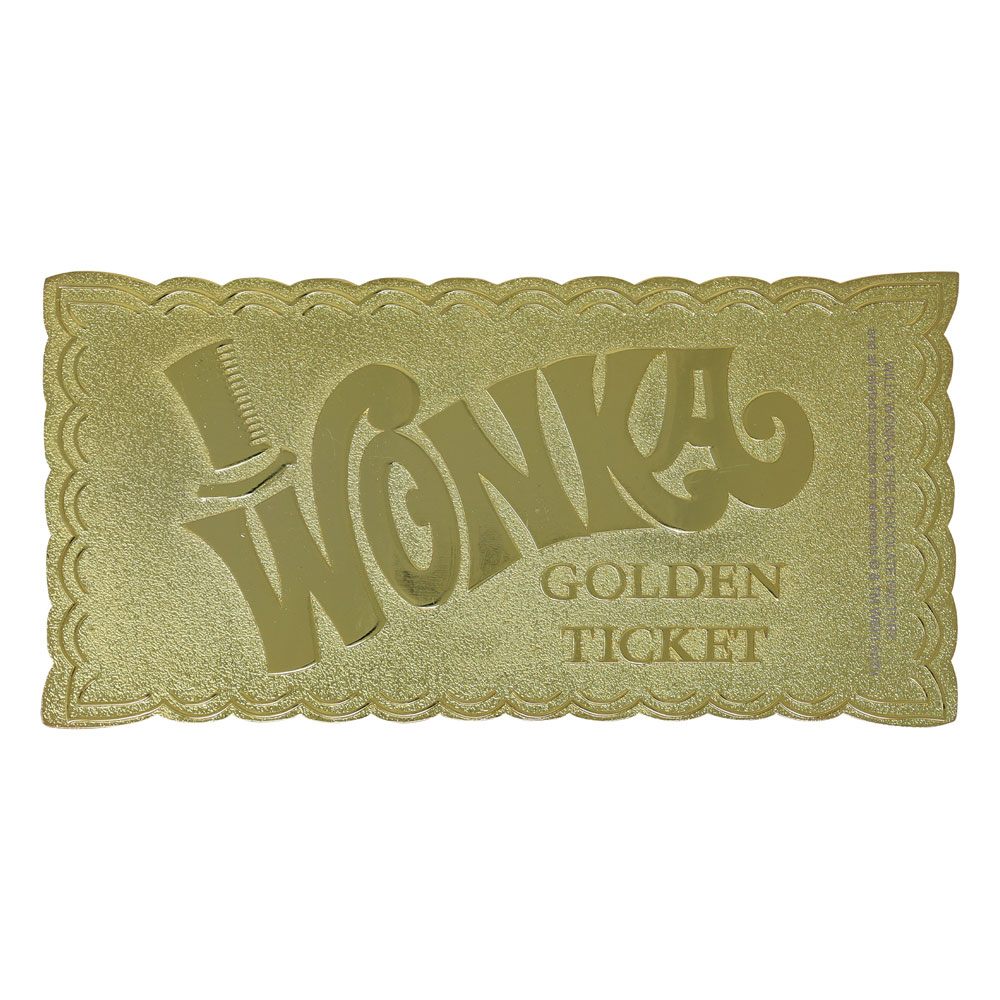 Réplica Mini Golden Ticket Willy Wonka & la fábrica de chocolate FaNaTtik