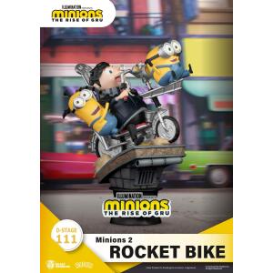 Diorama Rocket Bike Minions 2 PVC D-Stage 15 cm Beast Kingdom Toys - Collector4U.com