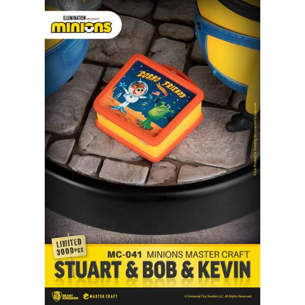 Estatua Stuart & Bob & Kevin Los Minions Master Craft 35 cm Beast Kingdom Toys - Collector4U.com