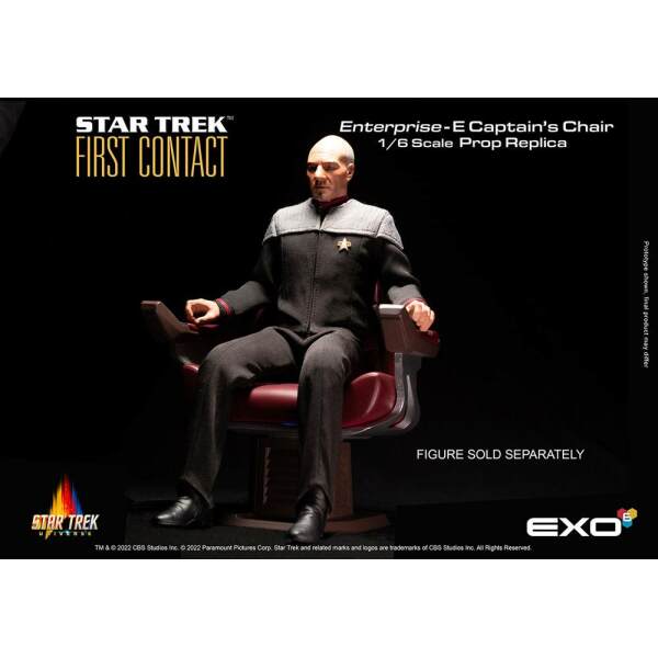 Réplica Enterprise-E Captain's Chair Star Trek: Primer Contacto 1/6 15 cm EXO-6 - Collector4U.com