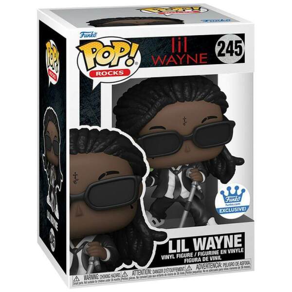 Funko Lil Wayne with Lollipop Lil Wayne POP! Rocks Vinyl Figura Exclusive 9 cm - Collector4U.com