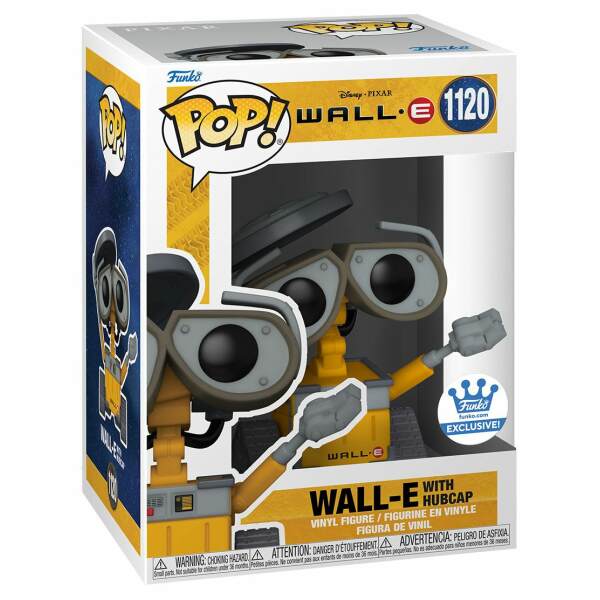 Funko Wall-E with Hubcap Figura POP! Movies Vinyl Exclusive 9 cm - Collector4U.com