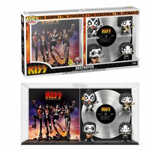Pack 4 Funko KISS POP! Albums Vinyl Destroyer GITD Figuras 9cm - Collector4u.com