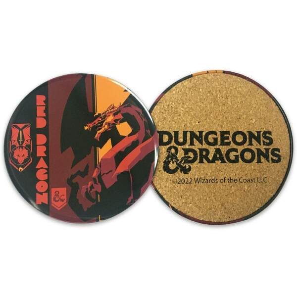 Pack de 4 Posavasos Dungeons & Dragons FaNaTtik - Collector4U.com