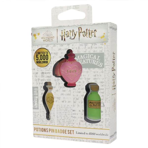 Pack de 3 Chapas 3 Potions Harry Potter Limited Edition FaNaTtik - Collector4U.com