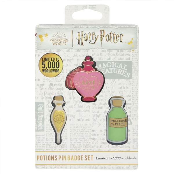 Pack de 3 Chapas 3 Potions Harry Potter Limited Edition FaNaTtik - Collector4U.com
