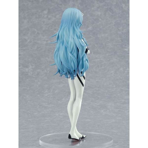 Estatua Rei Ayanami Long Hair Ver. Rebuild of Evangelion PVC Pop Up Parade 17cm GSC - Collector4U.com