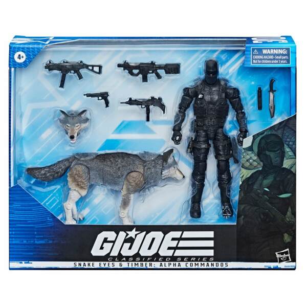Figuras Snake Eyes & Timber G.I. Joe Classified Series Pack de 2 2021 Alpha Commandos 15 cm Hasbro - Collector4U.com
