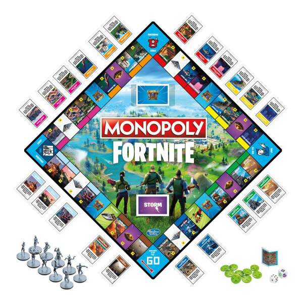 Juego de Mesa Monopoly Fortnite *Edición Inglés* Hasbro - Collector4U.com