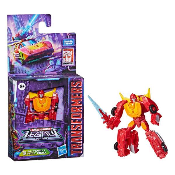 Figura Autobot Hot Rod Transformers Generations Legacy Core 9 cm Hasbro - Collector4U.com