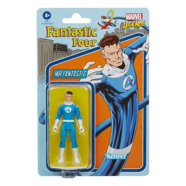 Figura Mr. Fantastic Fantastic Four Marvel Legends Retro Collection 2022 10 cm Hasbro - Collector4U.com