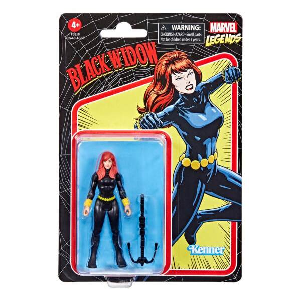 Figura Black Widow Marvel Legends Retro Collection 2022 10cm Hasbro - Collector4u.com