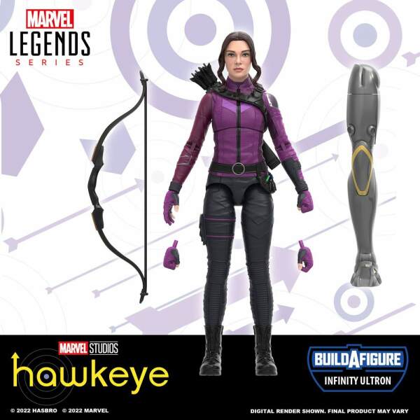 Figura Kate Bishop 2022 Infinity Ultron BAF Hawkeye Marvel Legends Series 15cm Hasbro - Collector4U.com