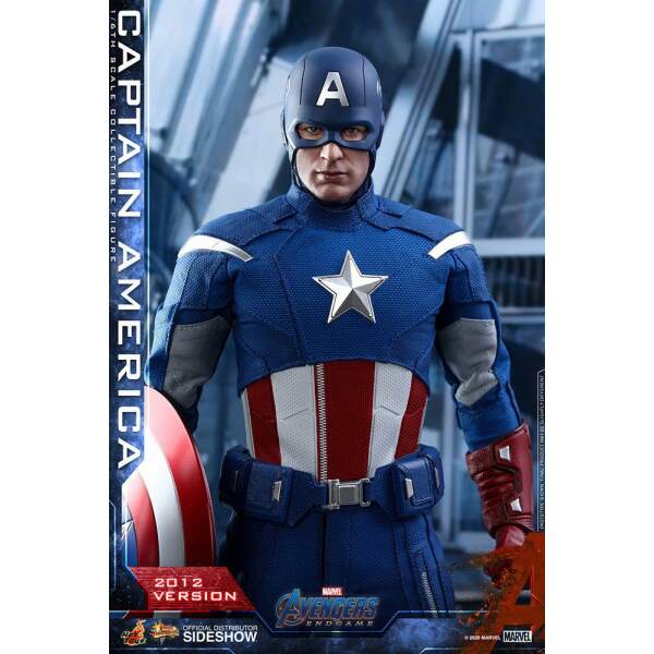 Figura Capitán América 2012 Version Vengadores: Endgame Movie Masterpiece 1/6 30cm Hot Toys - Collector4U.com