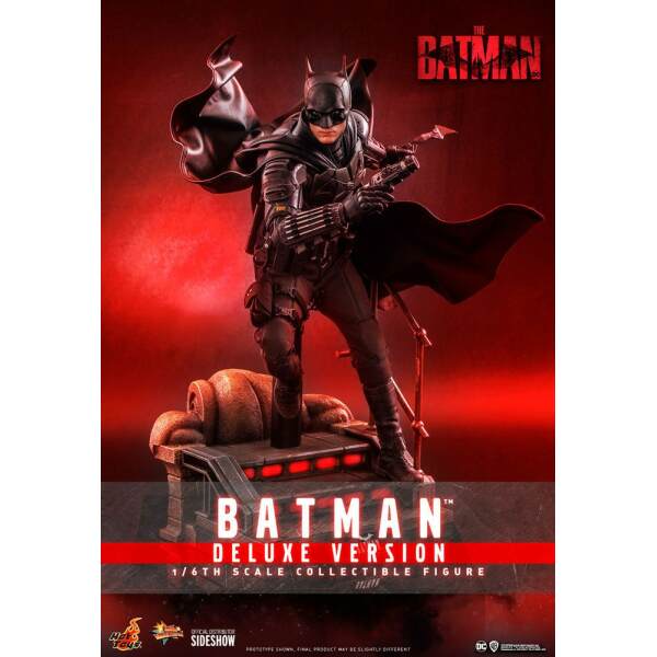 Figura Batman Deluxe The Batman Version Movie Masterpiece 1/6 31cm Hot Toys - Collector4U.com