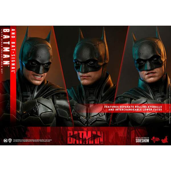 Figura Batman con Bat-Señal The Batman DC Comics Movie Masterpiece 1/6 31cm Hot Toys - Collector4U.com