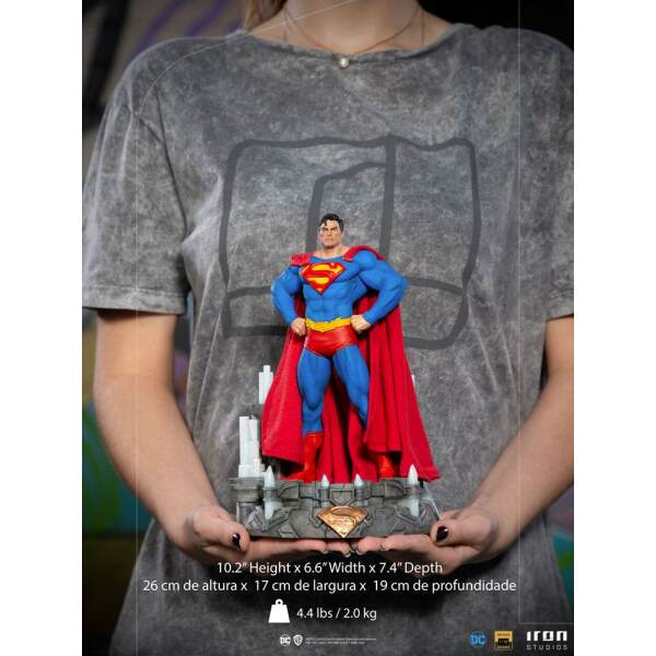 Estatua Superman Unleashed Deluxe DC Comics Art Scale 1/10 26cm Iron Studios - Collector4U.com