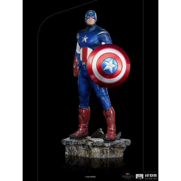 Estatua Capitán América Battle of NY The Infinity Saga BDS Art Scale 1/10 23cm Iron Studios - Collector4U.com