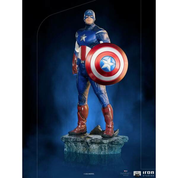 Estatua Capitán América Battle of NY The Infinity Saga BDS Art Scale 1/10 23cm Iron Studios - Collector4U.com