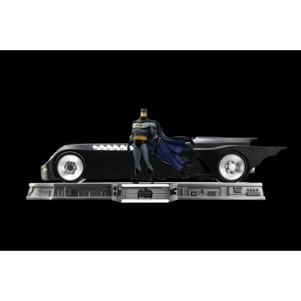 Figura Batman and Batmobile Batman The Animated Series (1992) Set Art Scale 1/10 Deluxe 24 cm Iron Studios - Collector4u.com