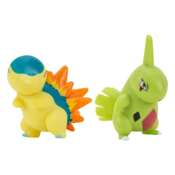 Figuras Battle Cyndaquil & Larvitar Pokémon Packs de 2 5 cm Jazwares - Collector4u.com