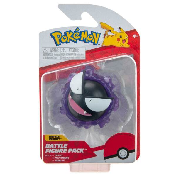 Figura Battle Gastly Pokémon 7,5 cm Jazwares - Collector4U.com