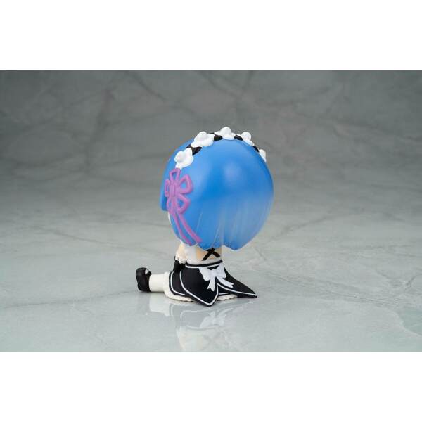Estatua Petanko Sofubi Rem Re: Zero Starting Life in Another World Mini 10 cm Penguin Parade - Collector4U.com