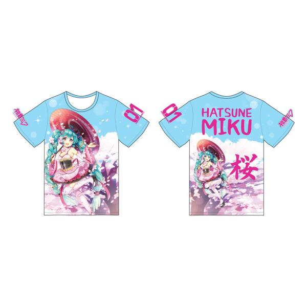 Camiseta Hanami Hatsune Miku talla XL