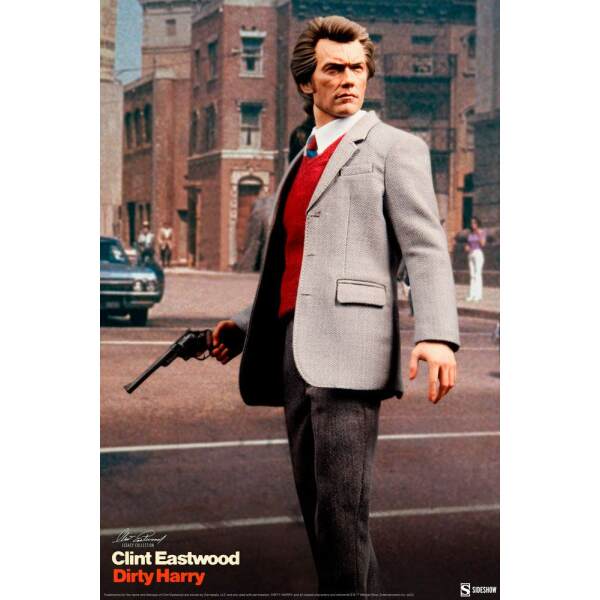 Figura Clint Eastwood Harry el Sucio Legacy Collection Harry Callahan 1/6 30cm Sideshow - Collector4U.com
