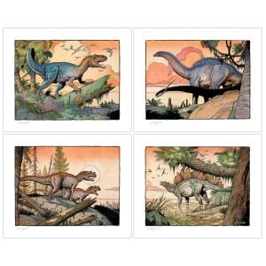 Litografias Dinosaur Series: The Jurassic Era William Stout 41 x 33 cm - Sin Enmarcar (set de 4) Sideshow - Collector4U.com