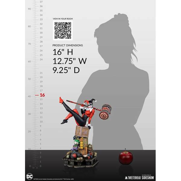Estatua Harley Quinn 1/6 DC Comics 41cm Tweeterhead - Collector4U.com