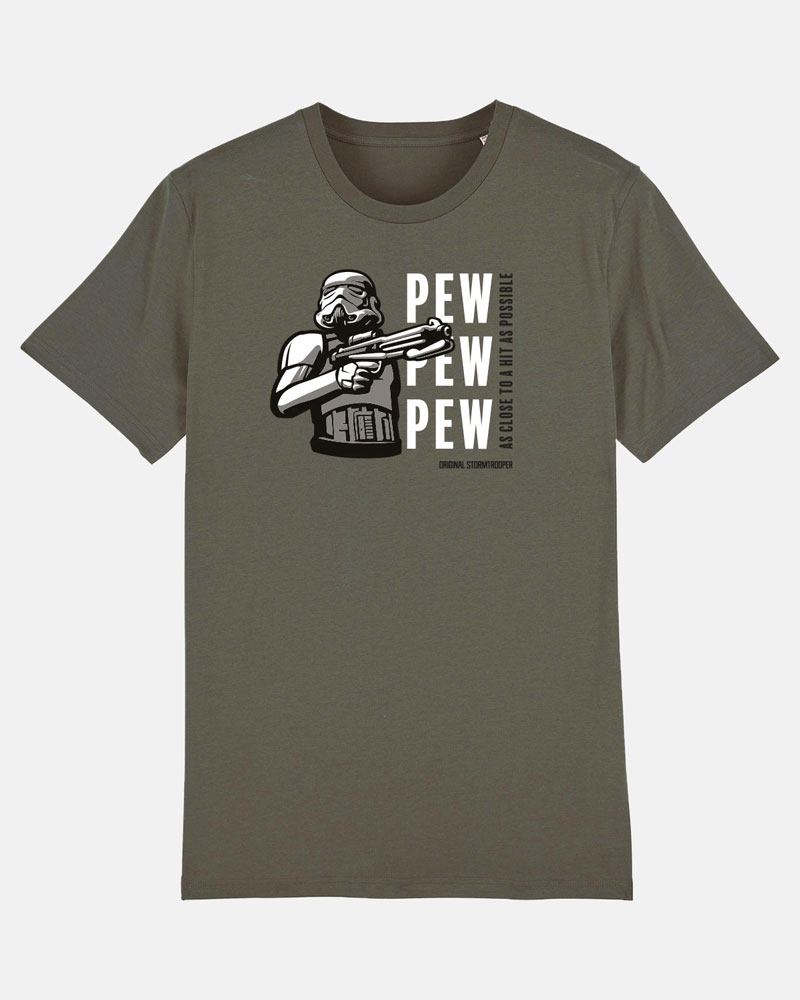 Camiseta Pew Pew Pew Original Stormtrooper Star Wars talla L - Collector4U.com