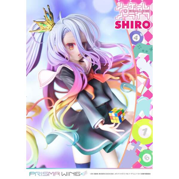 Estatua Shiro No Game No Life PVC 1/7 Prisma Wing 27 cm Prime 1 Studio