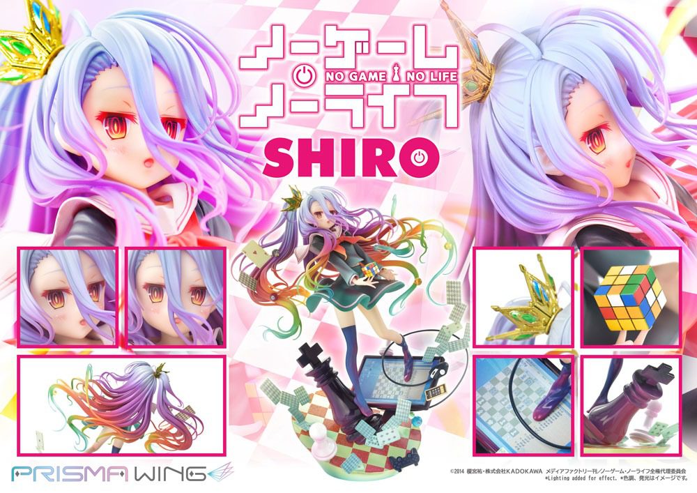 Estatua Shiro No Game No Life PVC 1/7 Prisma Wing 27 cm Prime 1 Studio - Collector4U.com