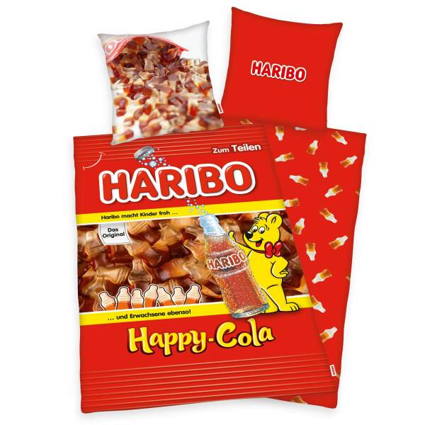 Funda Nórdica Happy Cola Haribo 135 x 200 cm / 80 x 80 cm - Collector4U.com