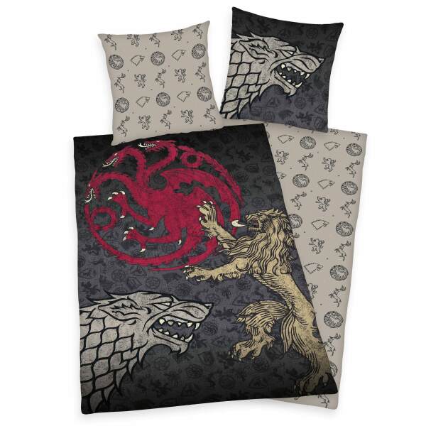 Funda Nórdica Logos Game Of Thrones 135 x 200 cm / 80 x 80 cm - Collector4U.com