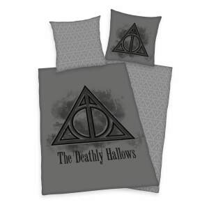 Funda Nórdica The Deathly Hallows Harry Potter 135 x 200 cm / 80 x 80 cm - Collector4U.com