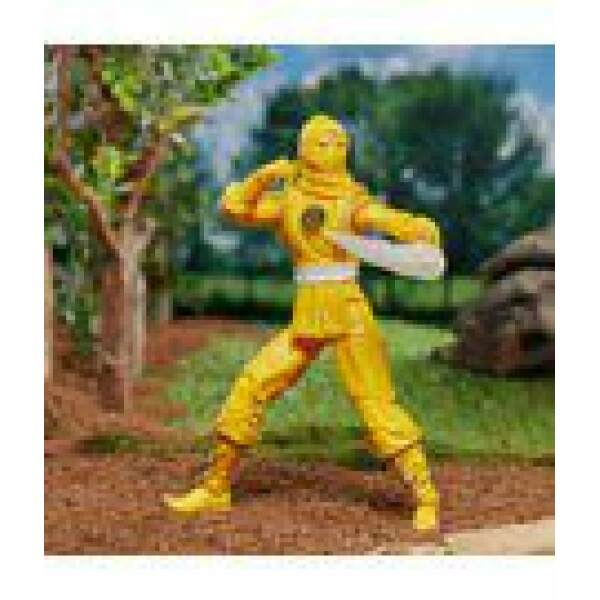 Figura Ninja Yellow Ranger Mighty Morphin Power Rangers Lightning Collection 15 cm Hasbro - Collector4U.com