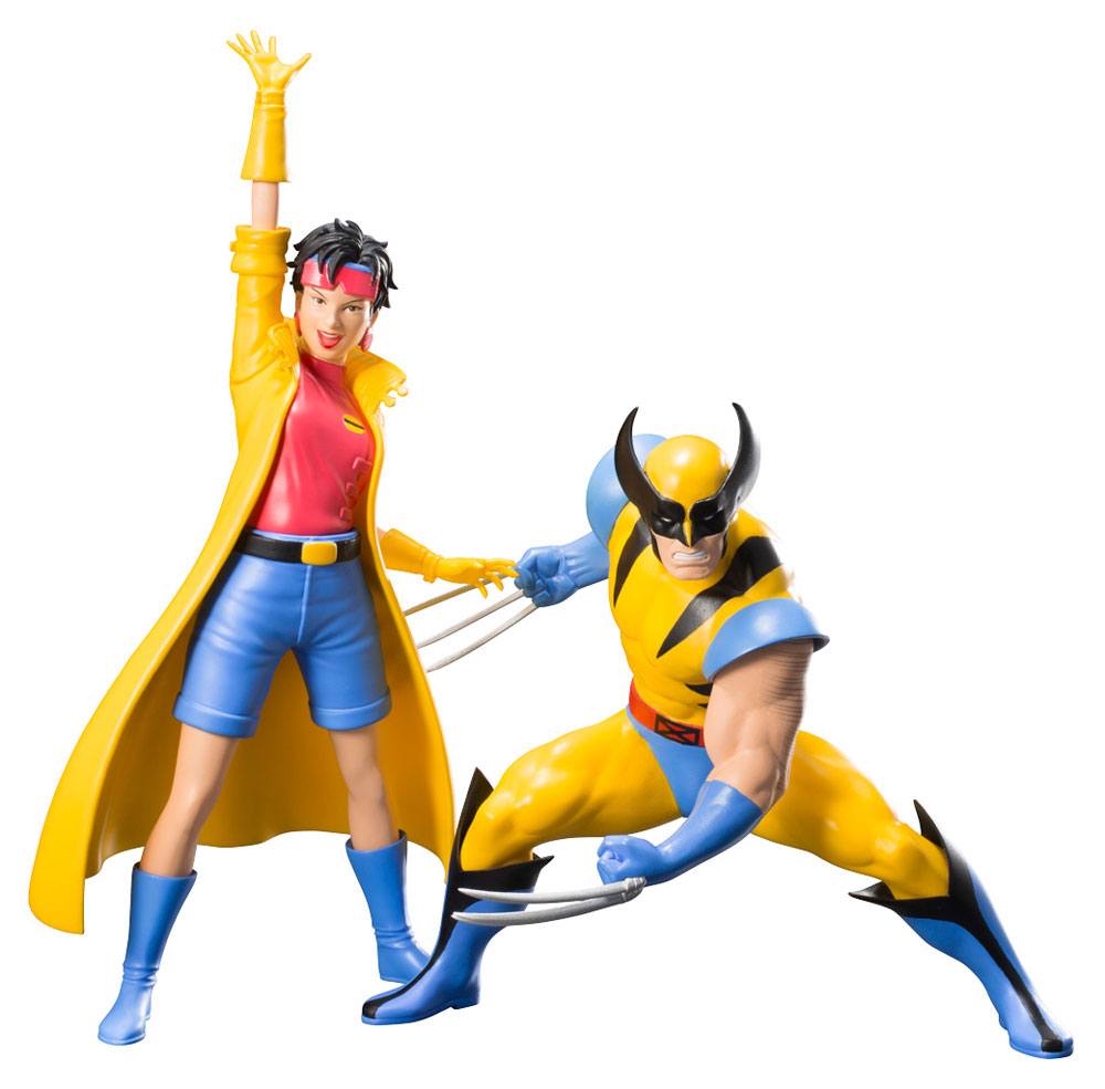 Pack de 2 Estatuas ARTFX Wolverine y Jubilee (X-Men ’92) Marvel Universe 16 cm