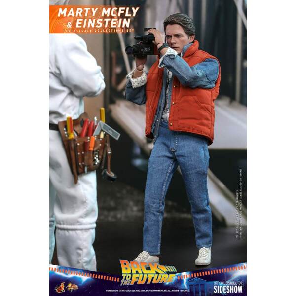 Figuras Marty McFly & Einstein Exclusive Regreso al futuro Movie Masterpiece 1/6 28 cm - Collector4U.com