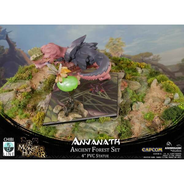 Estatua Anjanath Monster Hunter PVC 10 cm Animegami Studios - Collector4U.com