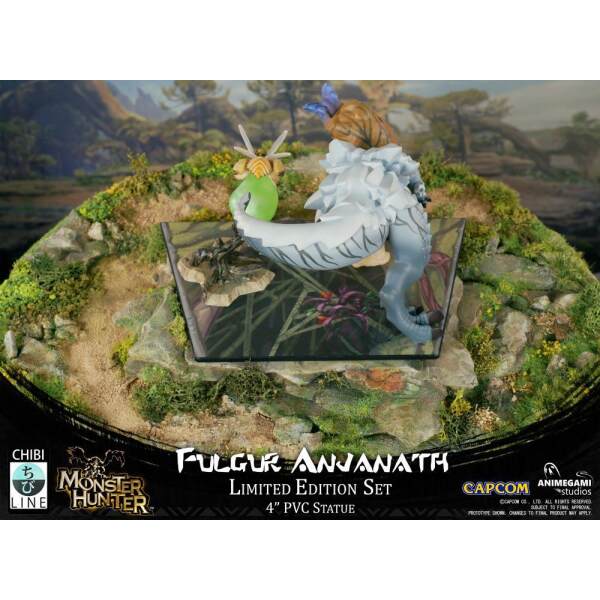 Estatua Fulgur Anjanath Monster Hunter PVC 10 cm Animegami Studios - Collector4u.com